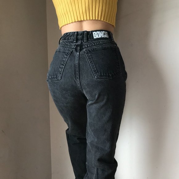 Bongo Vintage 90s High Waisted Mom Jeans Grunge Mall Goth - Picture 8 of 8